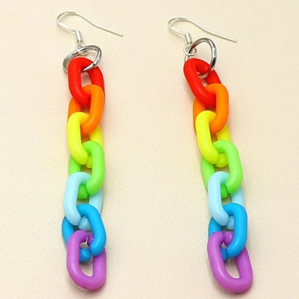 NWT Multicolor Dangle Earrings